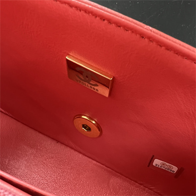 Cha.nel Mini Classic Flap Bag Lambskin Gold Tone Metal Pink 01116