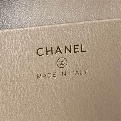 Cha.nel Vanity Case With Top Handle Lambskin Gold Tone Metal Pink AP2731