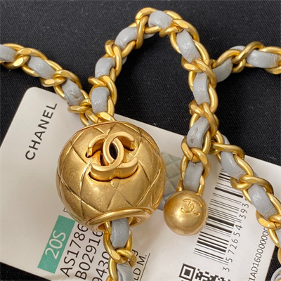 Cha.nel Super Mini Flap Bag Lambskin With Ball Gold Tone Metal Lt Blue AS1786