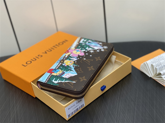 L.V Zippy Wallet Vivienne Holidays Monogram Canvas M42616