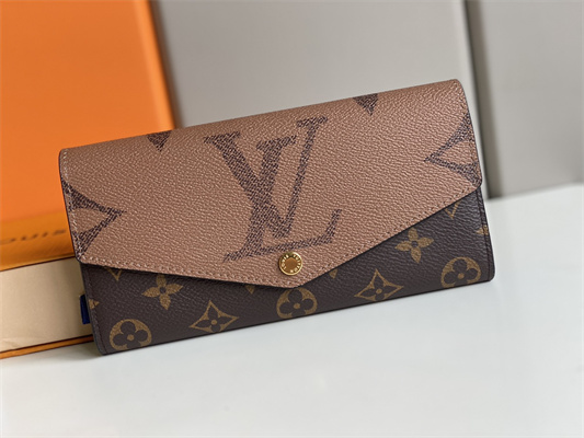 L.V Sarah Wallet Monogram Canvas M80726