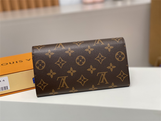 L.V X YK Sarah Wallet Pumpkin Monogram Canvas M82114