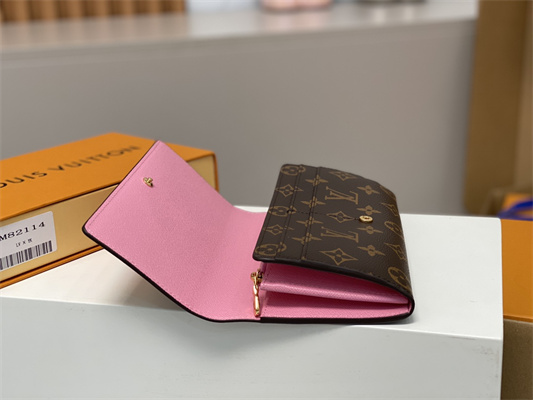 L.V X YK Sarah Wallet Pumpkin Monogram Canvas M82114