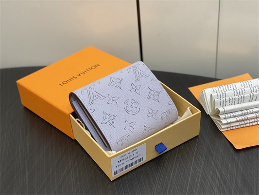 L.V IRIS Compact Wallet Monogram Leather Lilac M82517