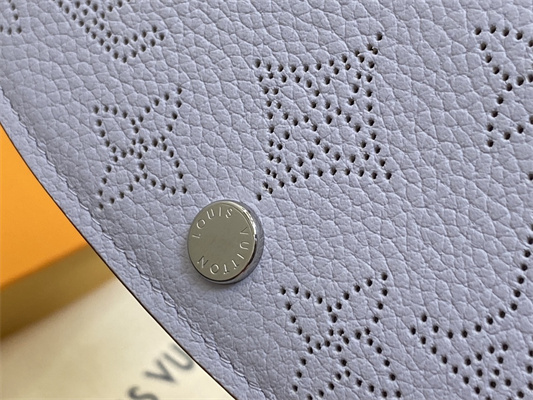 L.V IRIS Compact Wallet Monogram Leather Lilac M82517