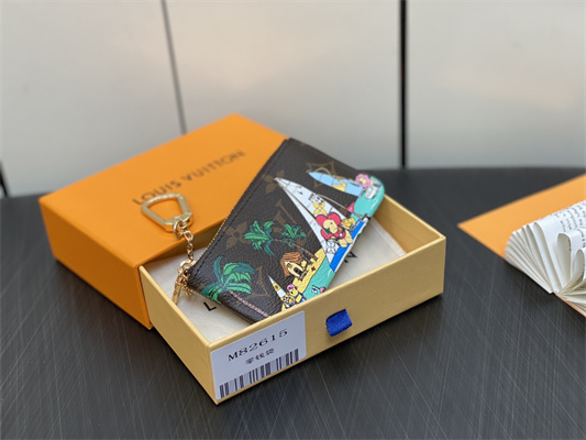 L.V Key Pouch Vivienne Holidays Monogram Canvas M82615