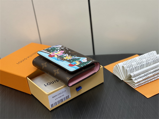 L.V  Victorine Wallet Vivienne Holidays Monogram Canvas M82622