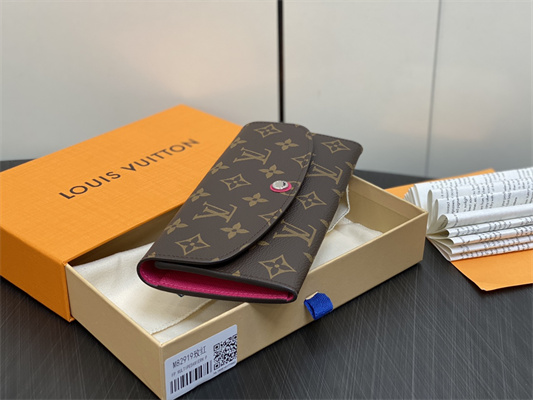 L.V Emilie Wallet Monogram Canvas Fuchsia M82919