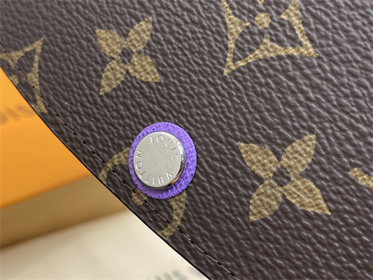 L.V Emilie Wallet Monogram Canvas Purple M82919