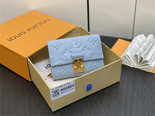 L.V Pochette Metis Compact Wallet Monogram Empreinte Blue M82926