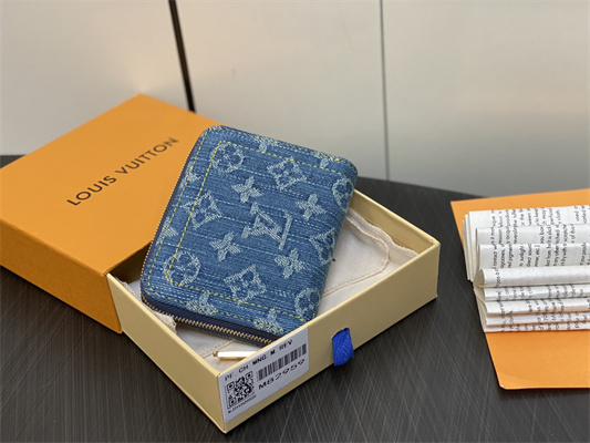 L.V Remix Zippy Coin Purse Monogram Denim M82957