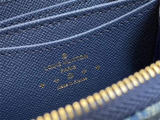 L.V Remix Zippy Coin Purse Monogram Denim M82957