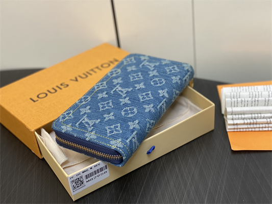 L.V Remix Zippy Wallet Monogram Denim M82958