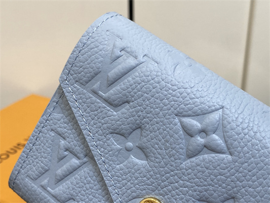 L.V Victorine Wallet Monogram Empreinte Blue M83271