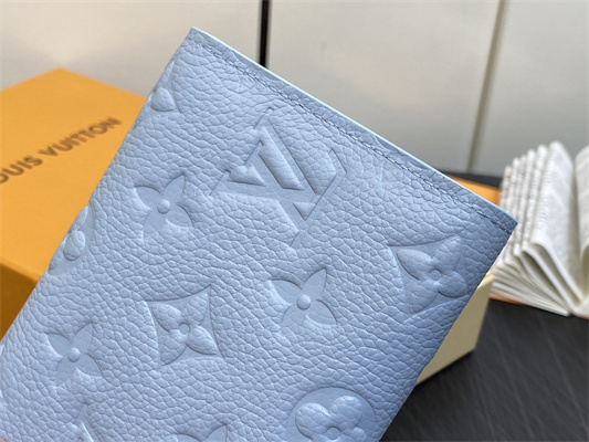 L.V Victorine Wallet Monogram Empreinte Blue M83271