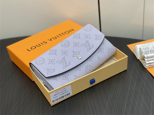 L.V IRIS Wallet Monogram Leather Lilac M82456