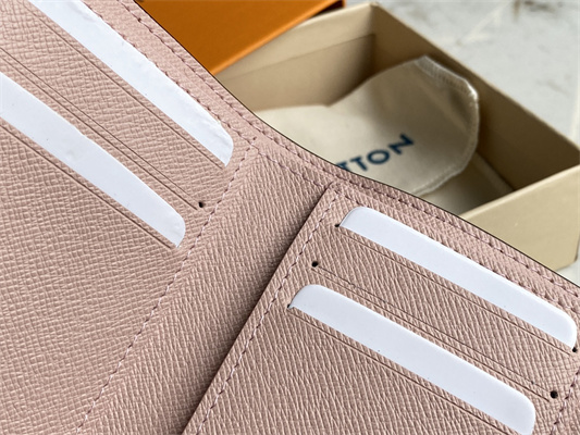 L.V Victorine Wallet Damier Ebene Inside Pink N41700