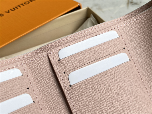 L.V Victorine Wallet Damier Azur Inside Pink N41938