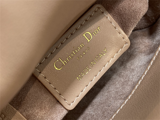 CD Micro Lady Di.or Bag Cannage Lambskin Gold Tone Metal Rose Pink