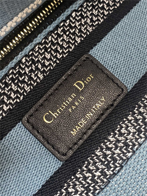 CD Medium Lady Di.or D-Lite Bag Butterfly Bandana Embroidery Denim Blue Multicolor