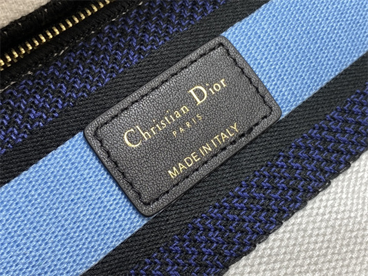 CD Medium Lady Di.or D-Lite Bag Toile de Jouy Embroidery White Multicolor