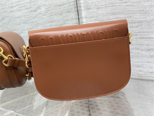 CD Medium Di.or Bobby Bag Box Calfskin Caramel