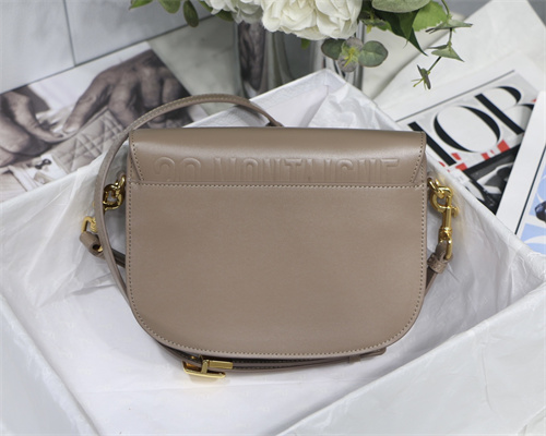 CD Medium Di.or Bobby Bag Box Calfskin Warm Taupe