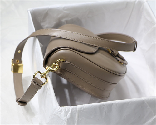 CD Medium Di.or Bobby Bag Box Calfskin Warm Taupe