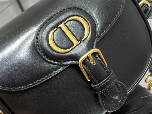 CD Small Di.or Bobby Bag Box Calfskin Black
