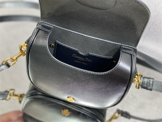 CD Small Di.or Bobby Bag Box Calfskin Black