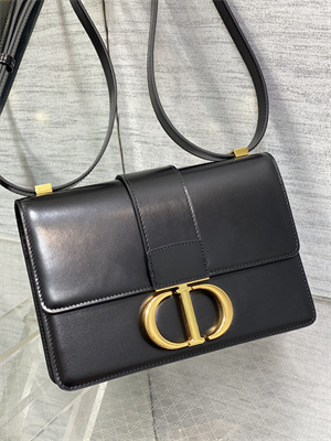 CD 30 Montaigne Bag Box Calfskin Black