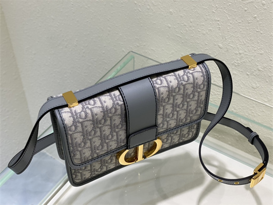 CD 30 Montaigne Bag Grey Oblique Jacquard