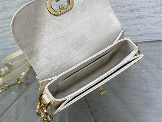 CD Small 30 Montaigne Avenue Bag Box Calfskin Dusty Ivory