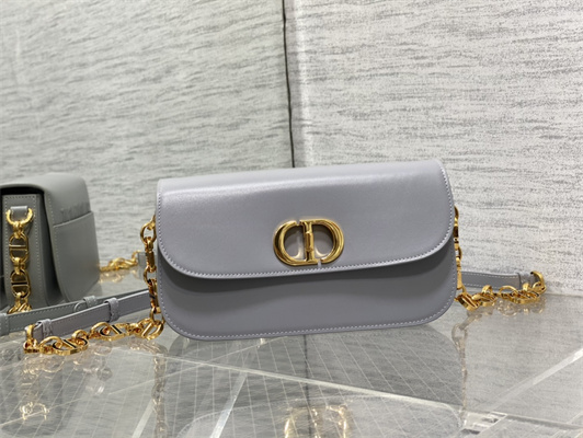 CD 30 Montaigne Avenue Bag Box Calfskin Grey Blue