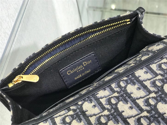 CD 30 Montaigne 2-In-1 Pouch Blue Oblique Jacquard