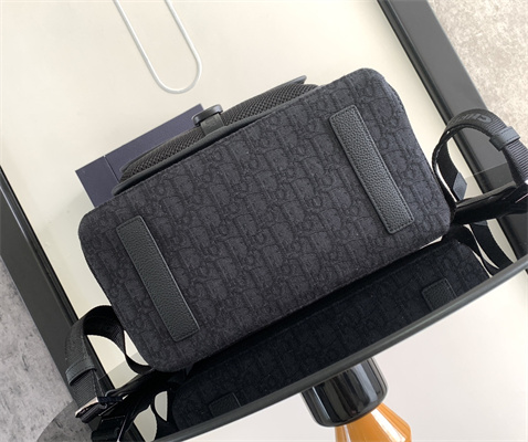 Di.or 8 Backpack Black Oblique Jacquard