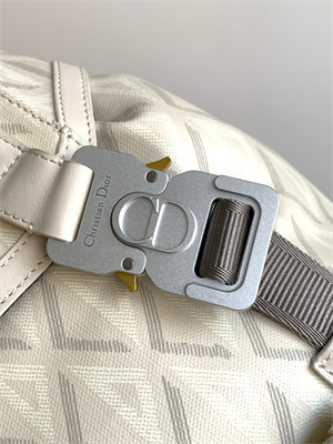 Large Di.or Hit The Road Backpack Natural CD Diamond Canvas