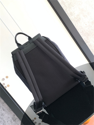 Di.or Motion Backpack Black Oblique Jacquard and Grained Calfskin