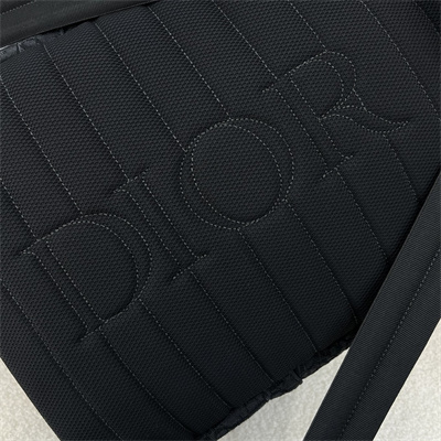 Di.or Rider Backpack Black Oblique Jacquard