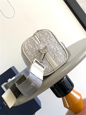 Di.or Lingot 22 Shoulder Bag Beige Oblique Jacquard