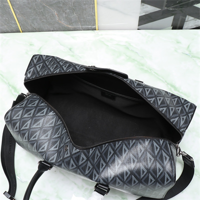 Di.or Lingot 50 Travel Bag Black CD Diamond Canvas