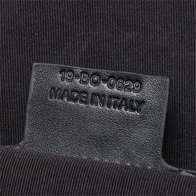 Di.or Lingot 50 Travel Bag Black CD Diamond Canvas