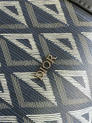 Di.or Lingot 50 Travel Bag Navy Blue CD Diamond Canvas