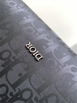 Di.or Lingot Toiletry Bag Black Oblique Mirage Technical Fabric