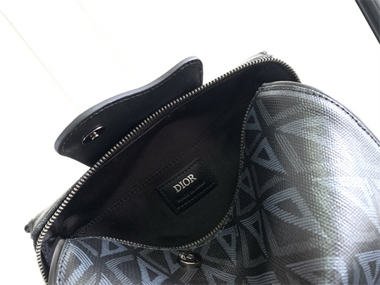 Di.or Lingot Toiletry Bag Black CD Diamond Canvas