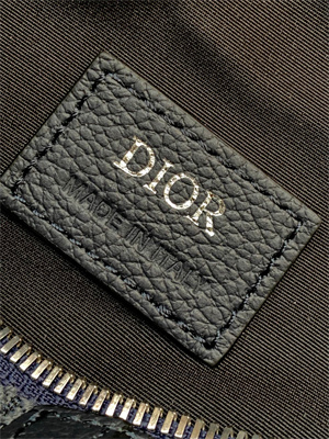 Di.or Saddle Bag Denim Blue Oblique Jacquard