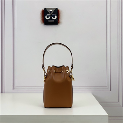 Fen.di MON TRESOR Brown Leather Mini Bag