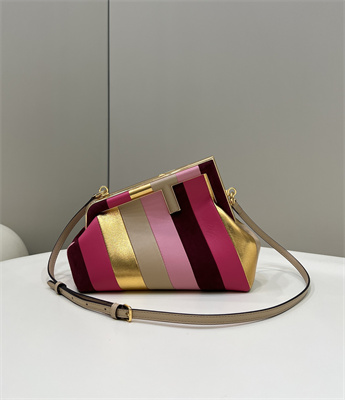 Fen.di FIRST SMALL Multicolor Leather Bag