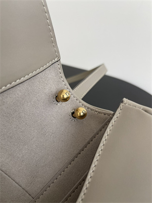 Fen.di C’mon Mini Dove Grey Leather Bag