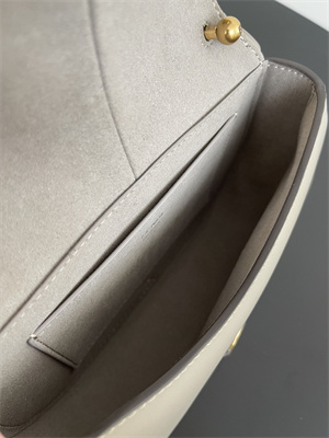 Fen.di C’mon Mini Dove Grey Leather Bag